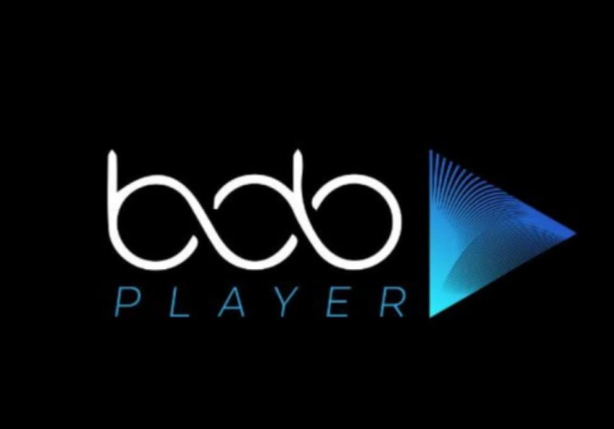 Interface d'accueil Bob Player sur Smart TV