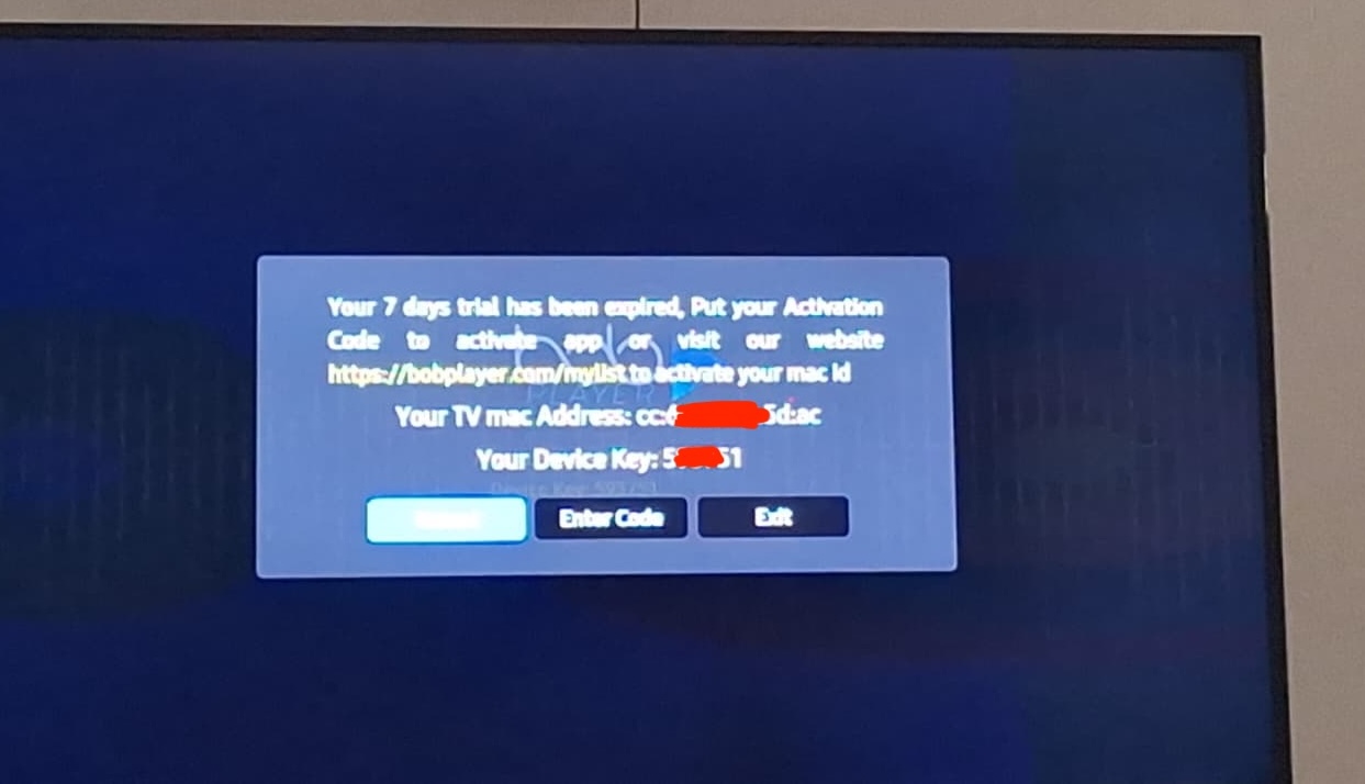 Menu ajout de playlist Bob Player